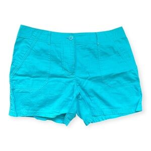 Tommy Bahama Leigh Fit Turquoise Shorts - Size 6